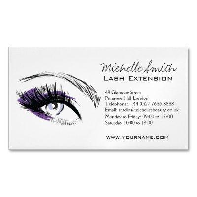 Eye long eyelashes Lash extension icon Magnetic