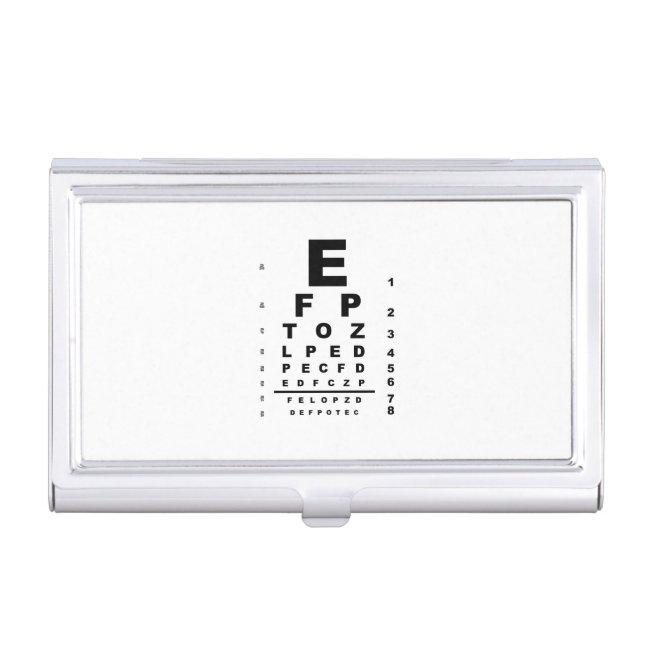 Eye Test Chart Exam Case