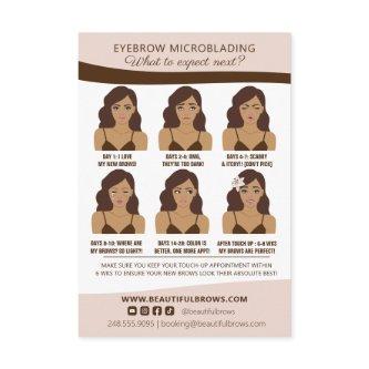 Eyebrow Aftercare & Appointment Reminder Enclosure