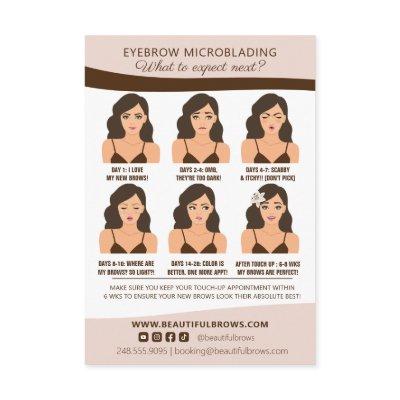 Eyebrow Aftercare & Appointment Reminder Enclosure Card