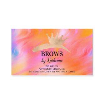 Eyebrow Micorblade Logo Aftercare Logo Holograph