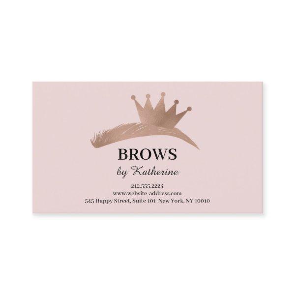 Eyebrow Micorblading Logo Aftercare Crown Rose