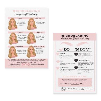 Eyebrow Microblading Aftercare Instructions Busine