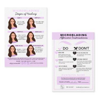 Eyebrow Microblading Aftercare Instructions Busine