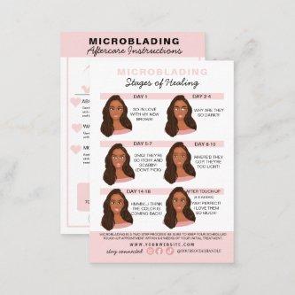 Eyebrow Microblading Aftercare Instructions