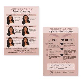 Eyebrow Microblading Aftercare Instructions