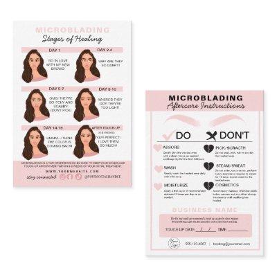 Eyebrow Microblading Aftercare Instructions