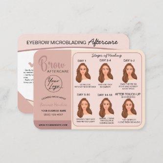 Eyebrow Microblading Aftercare Instructions