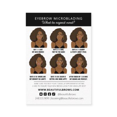 Eyebrow Microblading Aftercare Instructions