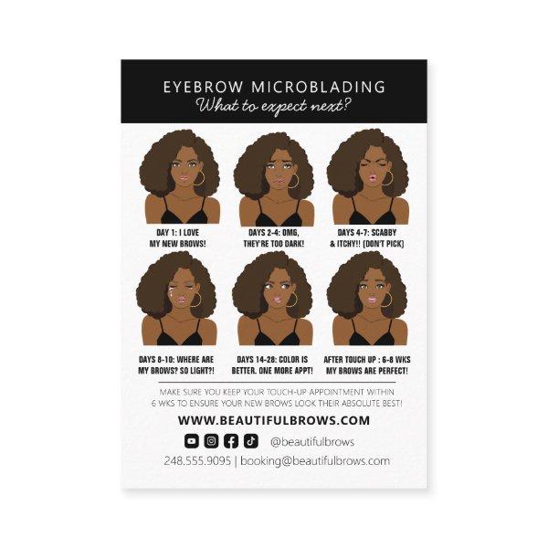 Eyebrow Microblading Aftercare Instructions