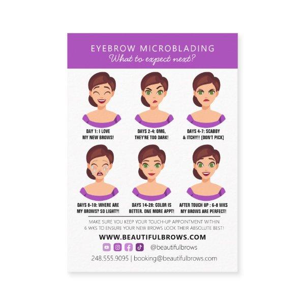 Eyebrow Microblading Aftercare What to Expect Appt