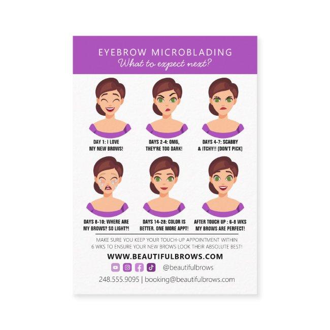Eyebrow Microblading Aftercare What to Expect Appt