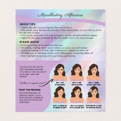 Eyebrow Microblading Brow Aftercare & Appointment