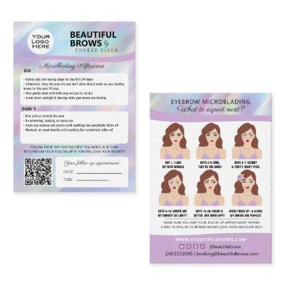 Eyebrow Microblading Brow Aftercare & Appointment