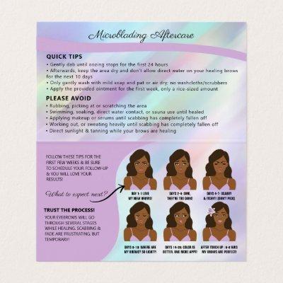 Eyebrow Microblading Brow Aftercare & Appointment