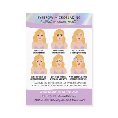 Eyebrow Microblading Brow Aftercare & Appointment