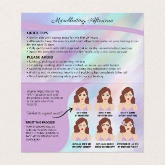 Eyebrow Microblading Brow Aftercare & Appointment