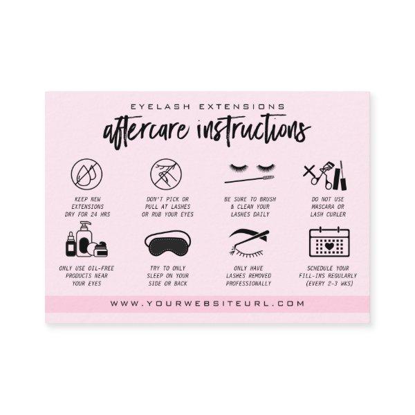 Eyelash Extension Aftercare Instructions Lash Logo