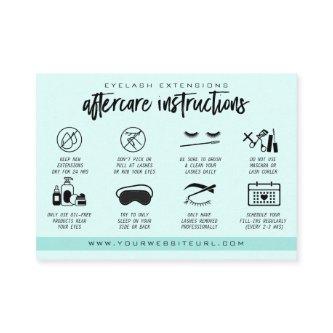Eyelash Extension Aftercare Instructions Lash Logo