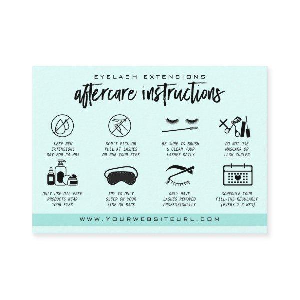 Eyelash Extension Aftercare Instructions Lash Logo