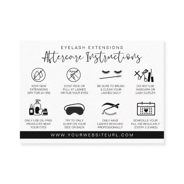 Eyelash Extension Aftercare Instructions Lash Logo