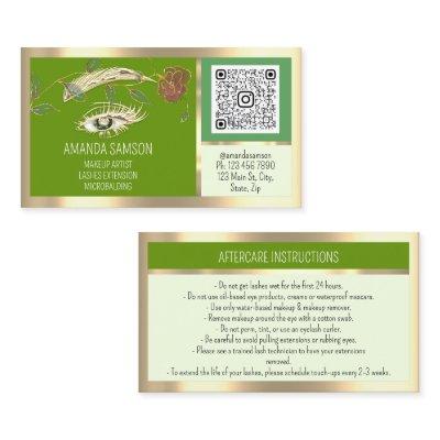 Eyelash Microblade QRCODE Aftercare Instructions