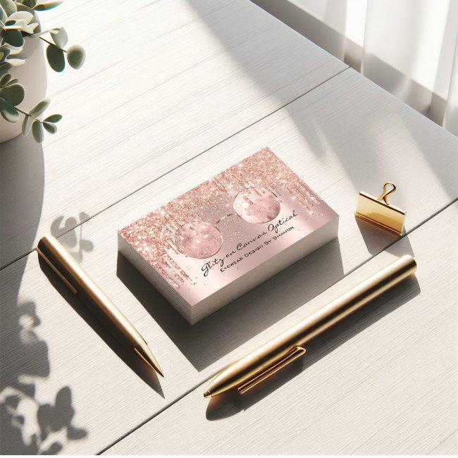 Eyewear Optical Optometrist Eyeglasses Rose Gold