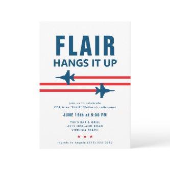 FA-18E Super Hornet Fighter Jet Party Invitation