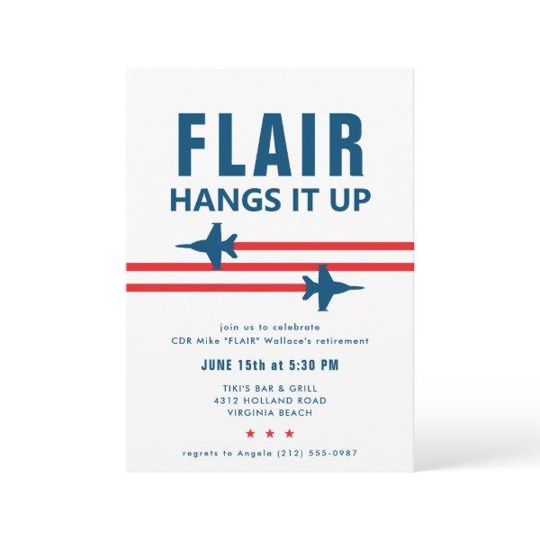 FA-18E Super Hornet Fighter Jet Party Invitation