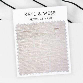 Fabric Sample Display Packaging Card