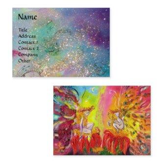 FAIRIES OF DAWN / MAGIC SPARKLES IN BLUE GOLD TEAL