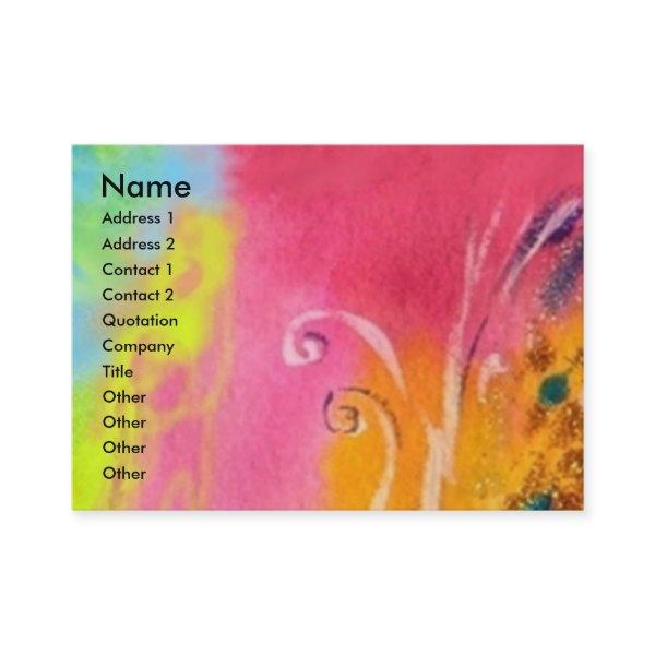 FAIRIES OF DAWN / MAGIC SPARKLES IN FUCHSIA GOLD