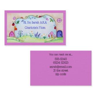 Fairy Doors Watercolor Mom