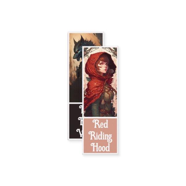 Fairytale Fantasy Red Riding Hood & Wolf Bookmark Mini