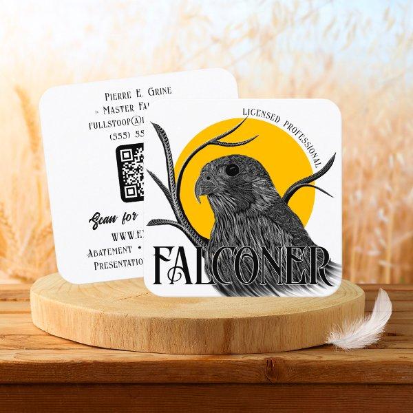 Falcon Sun or Moon Falconry Services Square