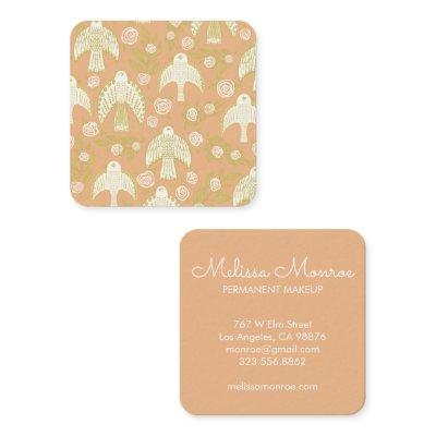 Falcons & Roses Elegant Boho Square