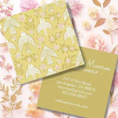 Falcons & Roses Elegant Boho Square