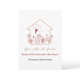 Fall in Love with a New Home? | Realtor Mailers  Card