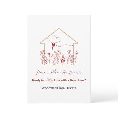 Fall in Love with a New Home? | Realtor Mailers  Card