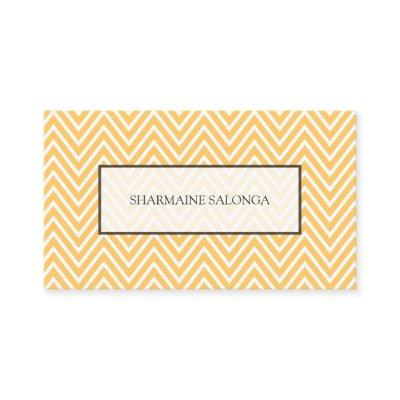 Fall Light Yellow Chevron Pattern Modern