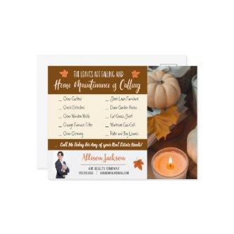 Fall Realtor Marketing Postcard Mailer