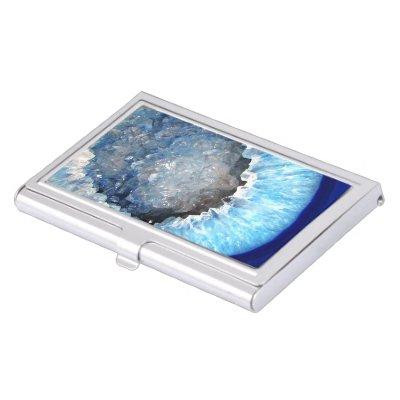 Falln Blue Crystal Geode Case For