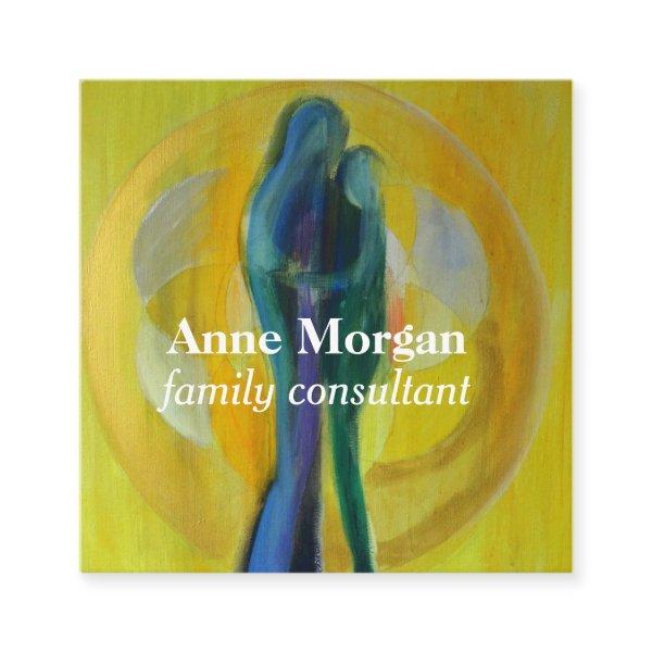Family Consultant Original  Square Busines Card