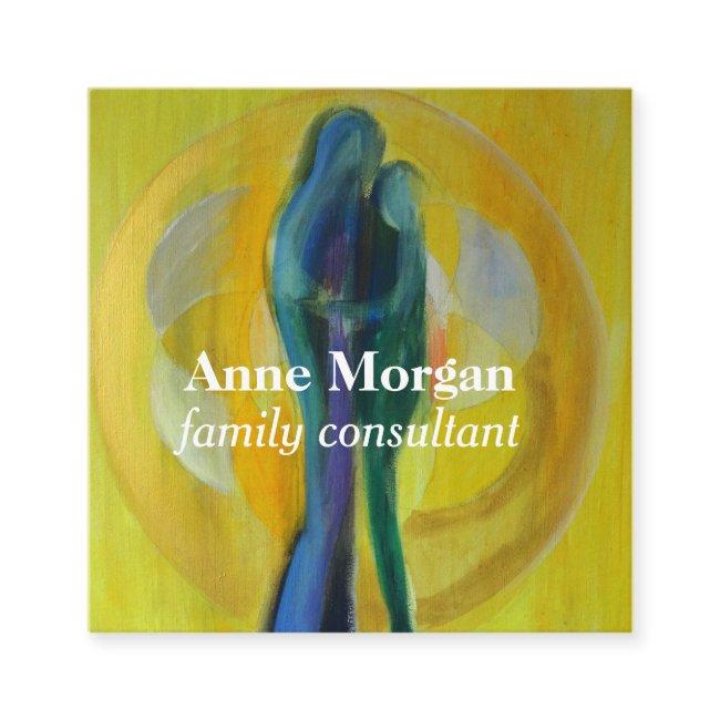 Family Consultant Original  Square Busines Card
