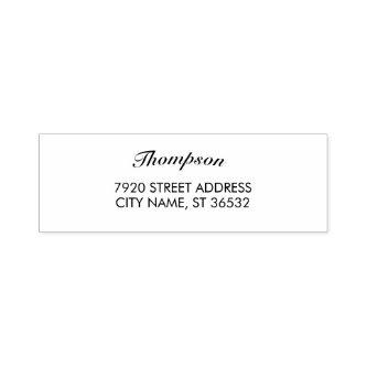Family Name Stylish Curved Text Self-inking Stamp