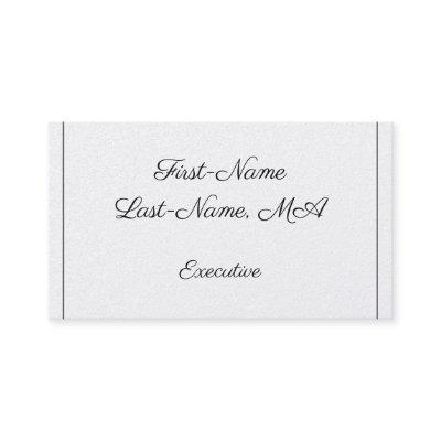 Fancy, Script, Executive