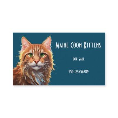 Fantasy Cute Maine Coon Cat, Fantasy Vintage