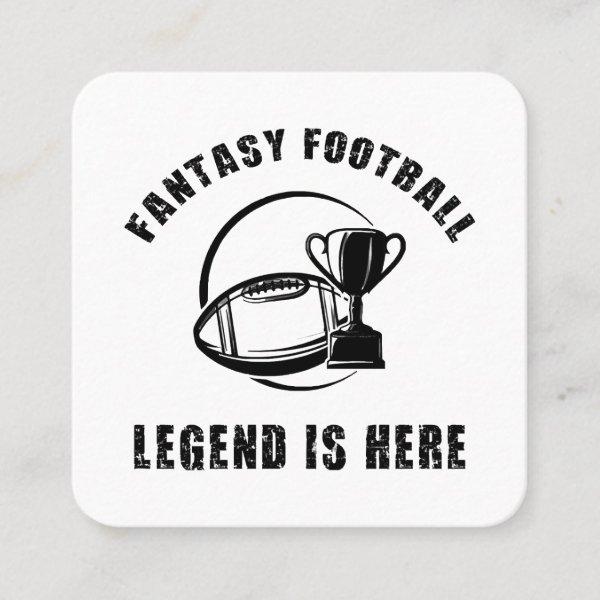 Fantasy Football Legend Fantasy Football Champ  Square