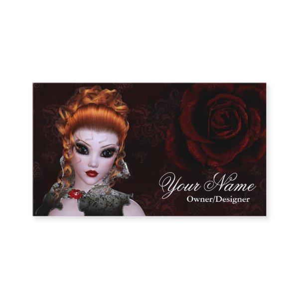 Fantasy Redhead Dark Gothic Style  2