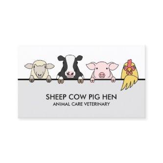 Farm Animal Veterinary Sheep Cow Pig Hen